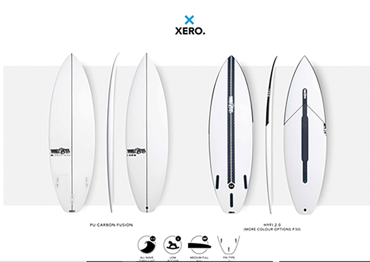 JS SURFBOARDS NEW MODEL【Xero ゼロ】【SUB Xeroサブゼロ